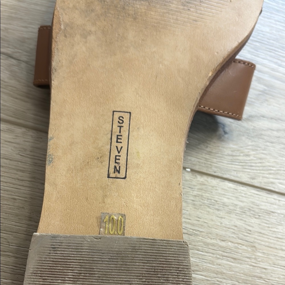 Steven New York Tan Slide Women’s sandals - Picture 2 of 4